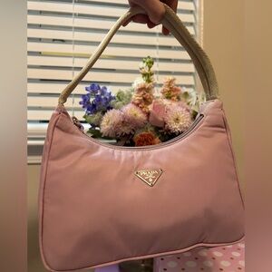 SOLD Prada Authentic Vintage Vela Nylon Necessaire Tessuto Pochette Purse MV515